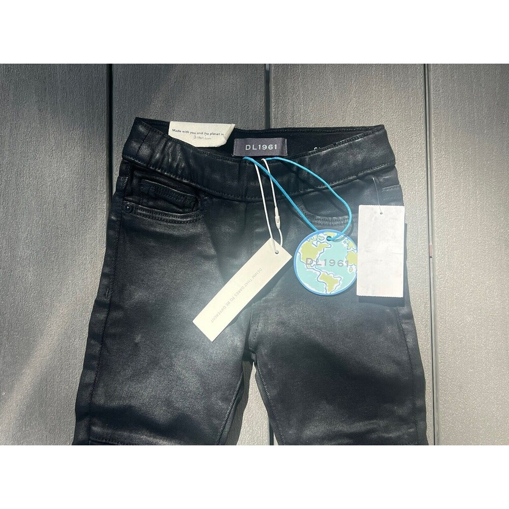NWT DL1961 Girls Candy Legging Hail Moto Size 3 - Picture 3 of 7